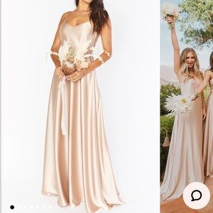 Long Satin Maxi Dress